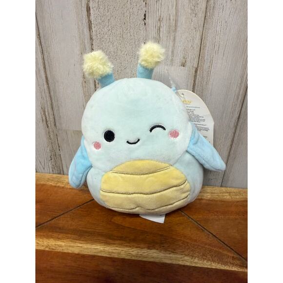 NWT Squishmallows Giles the Grasshopper 6” Blue Plush Toy - Picture 1 of 7